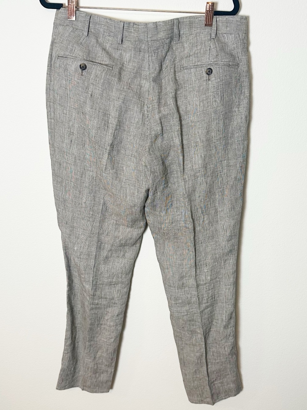 Brooks Brothers Regent Blazer Suit Set 100% Linen Solbiati Fabric 42R / W36 - Picture 5 of 10